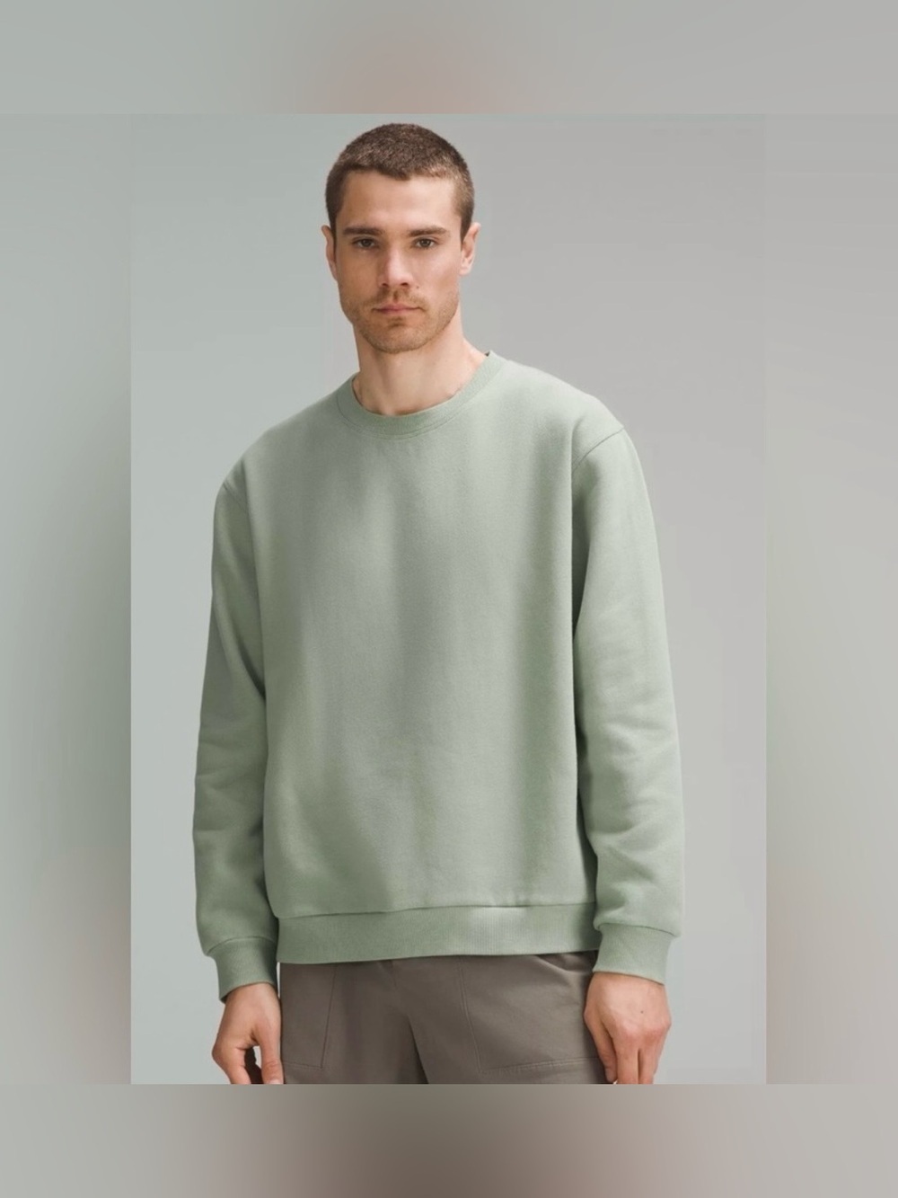 Lululemon Steady State Crew Neck Sweatshirt in Palm Court Green Men’s Medium